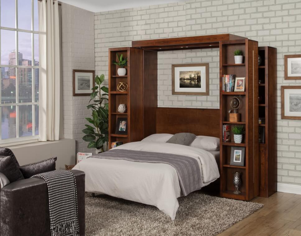 Library Murphy Bed at Wall Beds n More in the Silicon Valley